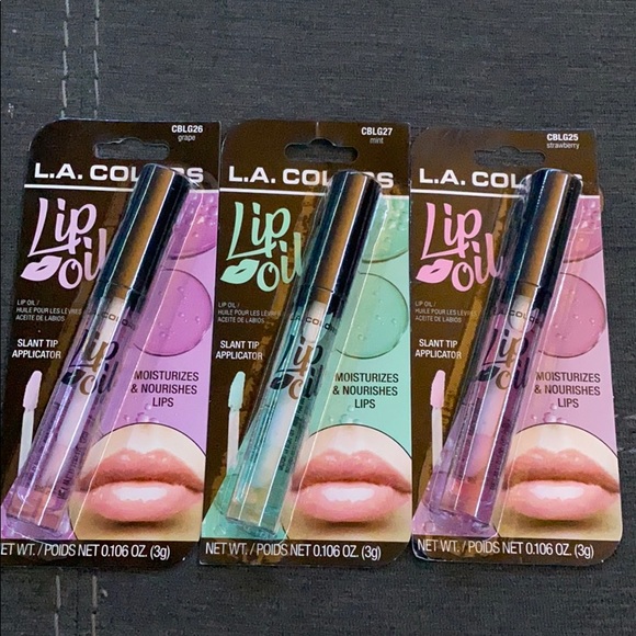 L.A. Colors Other - ❌ SOLD❌💋🍓🍇 L.A. Colors Lip Oil Set 🍇🍓💋